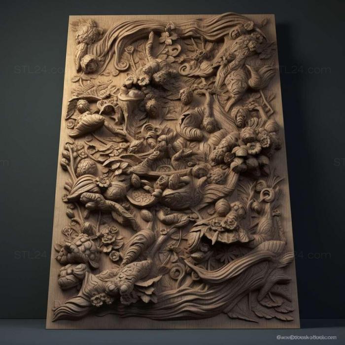 Patterns and decorations (stl Cynapes 2, PATTERN_2030) 3D models for cnc